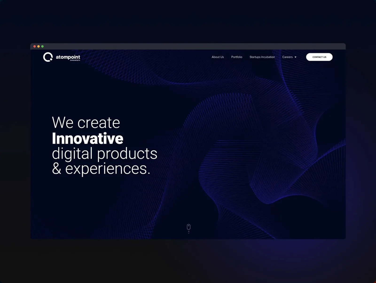 Atompoint website hero