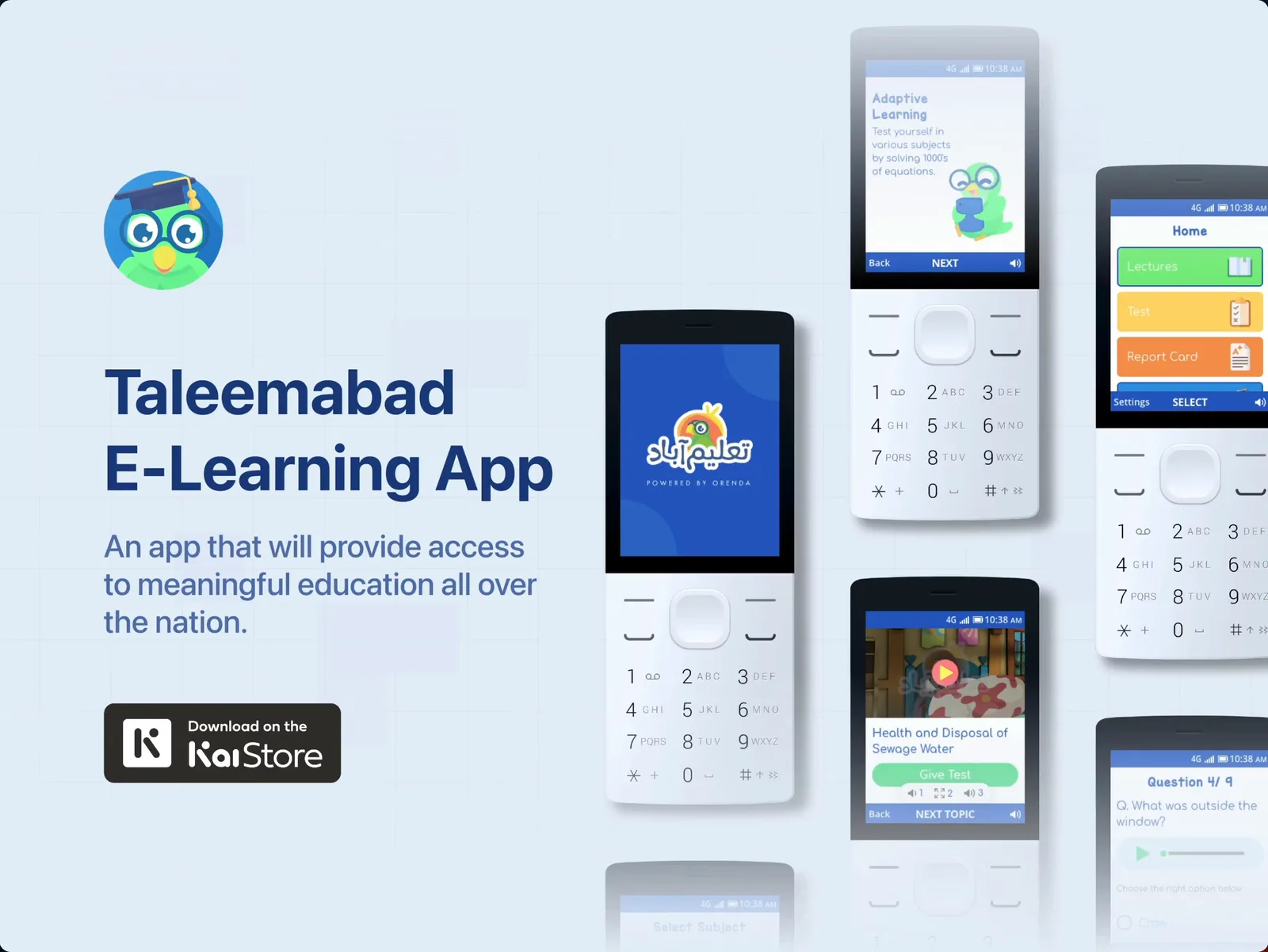 Taleemabad app on KaiOS
