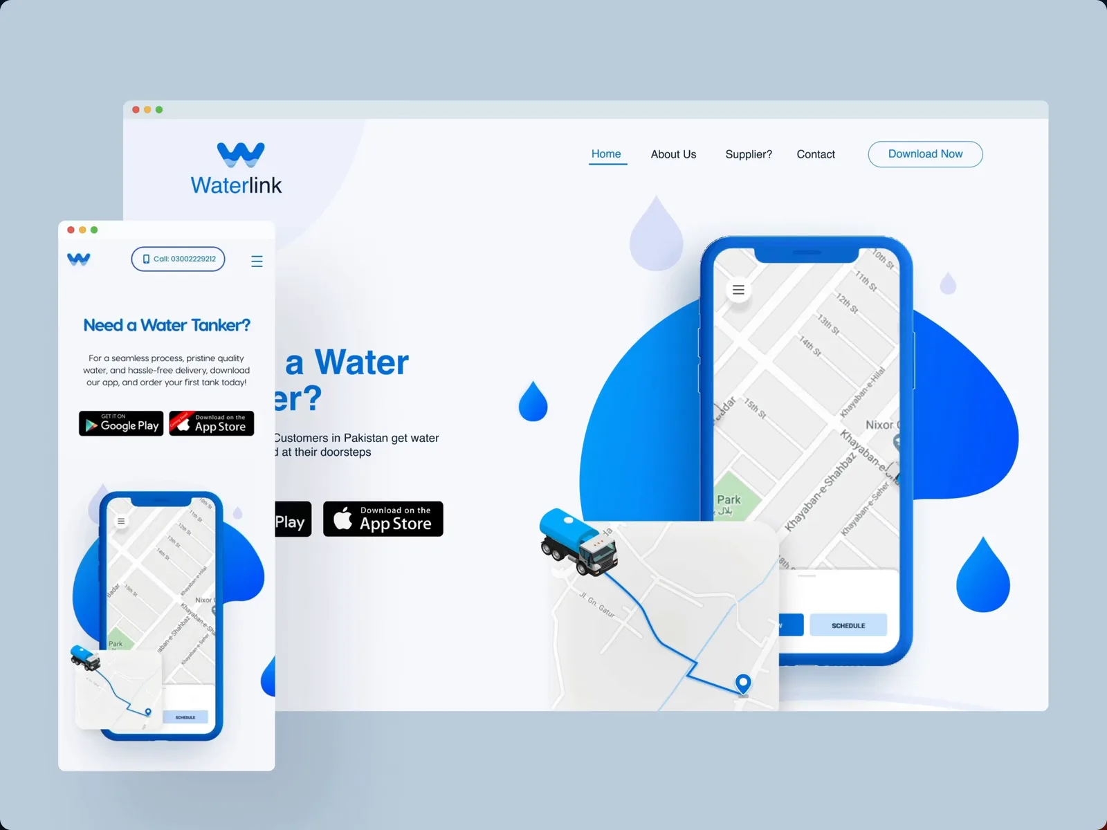 Waterlink marketing website
